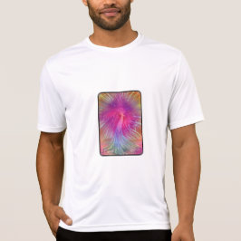 Zwart omzoomd regenboogboom T-shirt