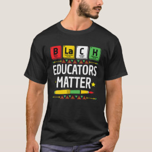 Zwart onderwijs maakt geschiedenis Maand Afrika Am T-shirt
