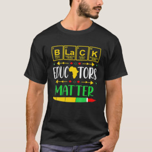 Zwart onderwijs Matter Geschiedenis Maand Afrika T T-shirt