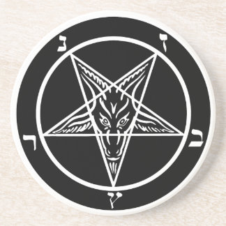 Zwart onderzetter SATAN!