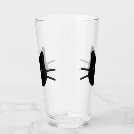 Zwart ontwerp met wielzijde Drink glas (Rechts)