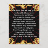 Zwart    ontwerpVader in rechtsgedicht Briefkaart (Voorkant)