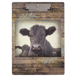 ZWART ONYX CLIPBOARD - ZWARTE ANGUSKEUW KLEMBORD