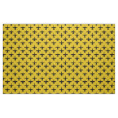 Zwart op geel A-10 Warthog Attack Jet Pattern Stof (Fat Quarter)