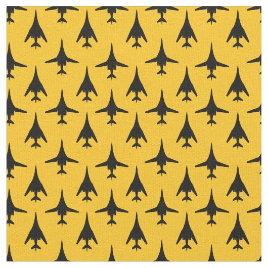 Zwart op geel B-1-spionagemodel Stof (Close Up)