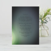 Zwart op gradiënt, modern, minimalistisch eenvoudi kaart (Staand voorkant)