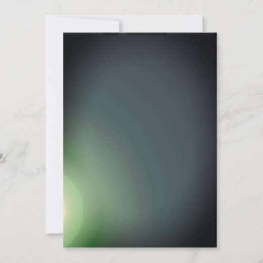 Zwart op gradiënt, modern, minimalistisch eenvoudi kaart (Achterkant)