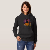 zwart op Halloween Hoodie (Voorkant volledig)