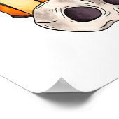 zwart op hallowen poster (Hoek)
