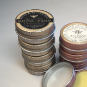 ZWART OP KRAFT Beeswax Lip Balm Label