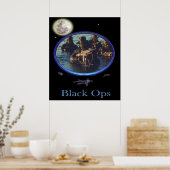 Zwart op militair poster (Keuken)