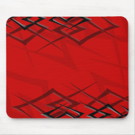 Zwart op Red "Thorn" Mousepad Muismat