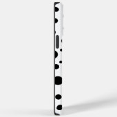 Zwart op White Polka Dot Pattern Case-Mate iPhone Case (Achterkant / Rechts)