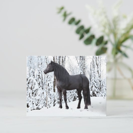 "Zwart op wit" Briefkaart (Staand voorkant)