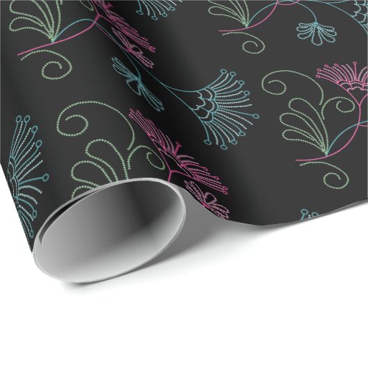 zwart op wit cadeaupapier (Rol Hoek)