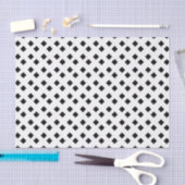 Zwart op wit diamantontwerp tissuepapier (Craft)