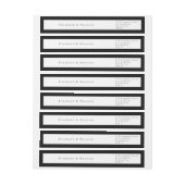 Zwart op wit, modern, minimalistisch en eenvoudig  (Vel)