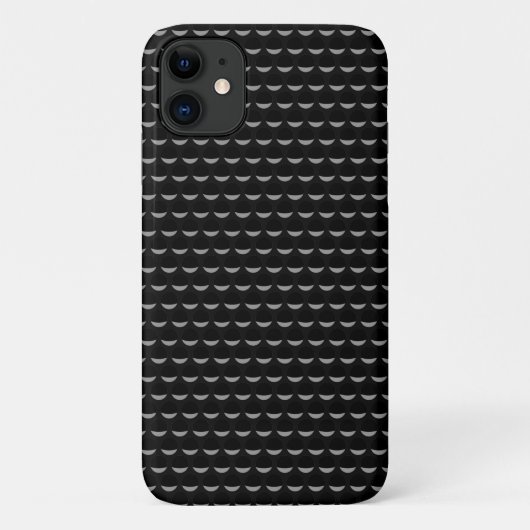 Zwart op zwart automobielpatroon Case-Mate iPhone case (Achterkant)