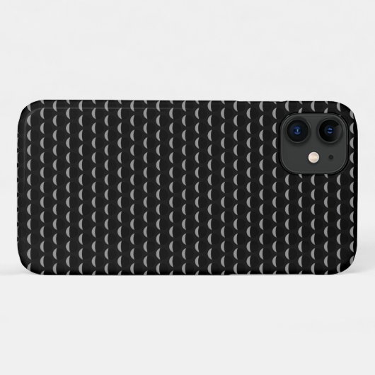 Zwart op zwart automobielpatroon Case-Mate iPhone case (Achterkant (horizontaal))