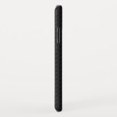 Zwart op zwart gecontroleerd automobielpatroon Case-Mate iPhone case (Achterkant/rechts)