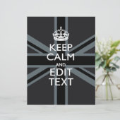 Zwart op zwarte kalm, speciaal voor de Unie ontwor (Staand voorkant)