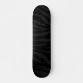 Zwart op Zwarte Zebra Print Comp Skateboard (Voorkant)