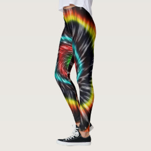 Zwart Opal Tie Dye, Leggings
