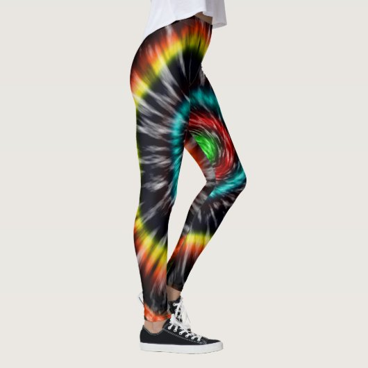 Zwart Opal Tie Dye, Leggings (Rechts)
