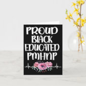 Zwart opgeleide PPHNP psychiatrische verpleegkundi Kaart (Gele Bloem)