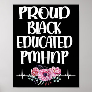 Zwart opgeleide PPHNP psychiatrische verpleegkundi Poster