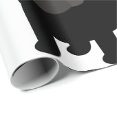 Zwart oppakpapier cadeaupapier (Rol Hoek)