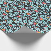 Zwart opvulpapier voor Pop met ventilator Cadeaupapier (Hoek)