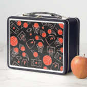 Zwart-Oranje Basketbalthema (In situ)