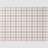 Zwart & Oranje gestreept weefselpapier Tissuepapier (Voorkant)