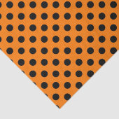 zwart oranje pokkenpapier tissuepapier (Detail)