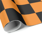 Zwart Oranje toetsenbord Cadeaupapier (Rol Hoek)