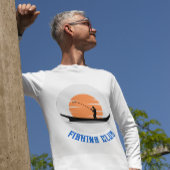 Zwart Oranje Visser Vist Club T-shirt