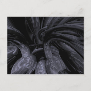 Zwart-out Abstract Briefkaart