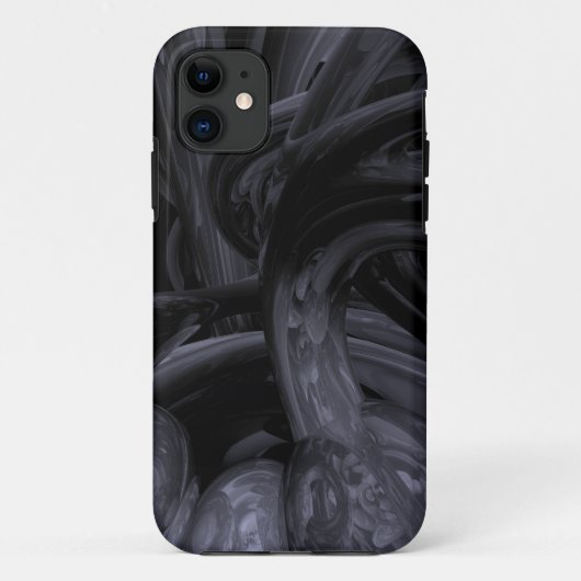 Zwart-out Abstract Case-Mate iPhone Case (Achterkant)