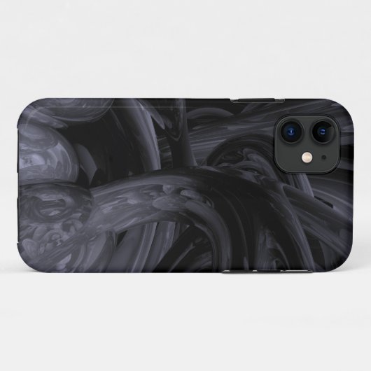 Zwart-out Abstract Case-Mate iPhone Case (Achterkant (horizontaal))