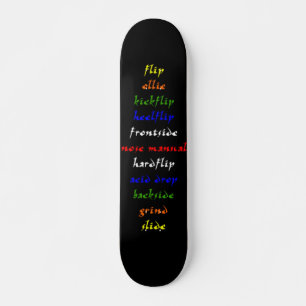 Zwart-out skateboard