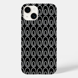 Zwart ovalen herhalen Case-Mate iPhone 14 hoesje