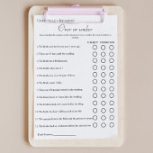 Zwart Over of onder vrijgezellenfeest spel Aankondiging