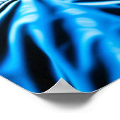 Zwart Paar Kussen in Liefde Poster (Hoek)