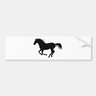 Zwart paard 1 bumpersticker