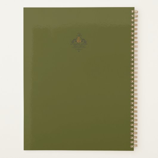 Zwart Paard Friese Paard - Kalender, Planner (Achterkant)