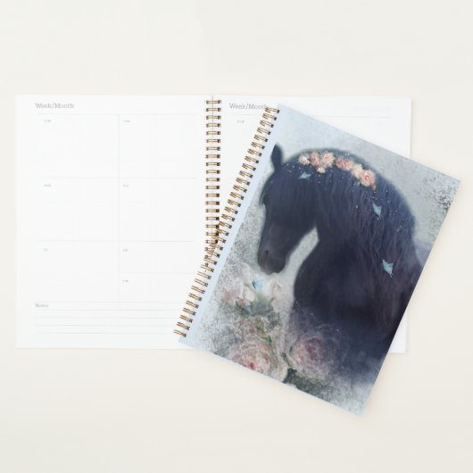 Zwart Paard Friese Paard - Kalender, Planner (Display)