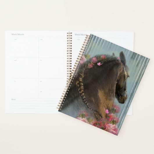 Zwart Paard Friese Paard - Kalender, Planner (Display)