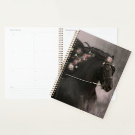 Zwart Paard Friese Paard - Kalender, Planner