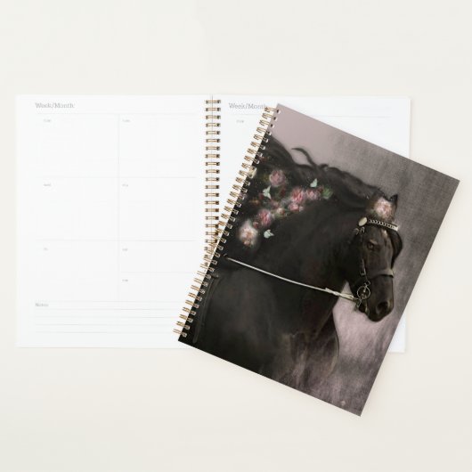 Zwart Paard Friese Paard - Kalender, Planner (Display)